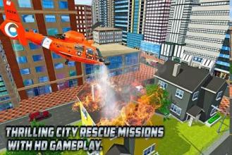 FireFighter ATV Bike: Helicopter Rescue 2018截图2