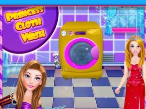 Laundry Wash Clothes And Ironing Game For Girls截图3