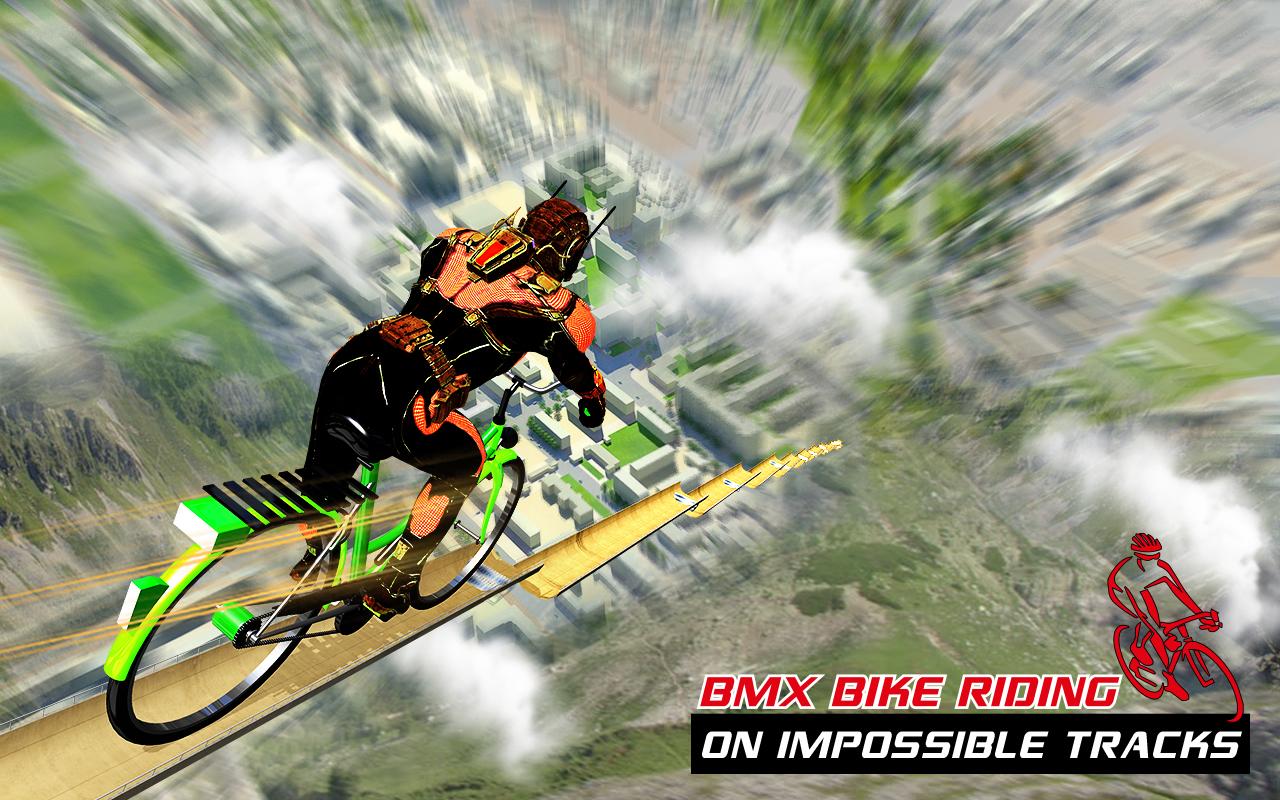 BMX Bicycle Race Impossible BMX Stunts Racer截图3