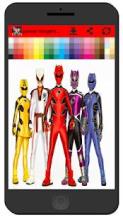 power rangers coloring截图2