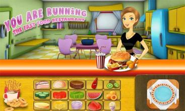 Burger Shop Food Court Game截图1