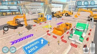 Construction Machines Parking Simulator 2018截图2