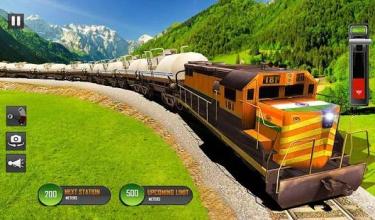 Indian Train Oil Tanker Uphill Train Simulator截图3