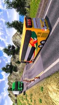Offroad Tourist Bus Uphill Mountain Drive截图