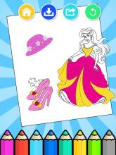 Fashion Dressup Beauty Coloring Book截图4