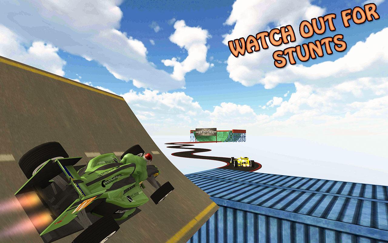 Superheroes Formula Car Racing Mania Free 2018截图1