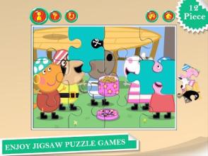 Pig Family Jigsaw Puzzle截图4