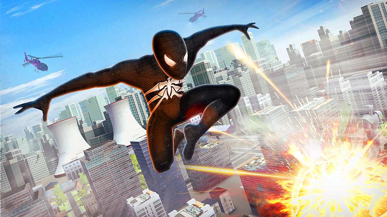 Spider Superhero Fly Simulator截图1