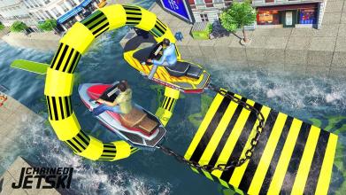 Chained Jet Ski: Top Power Boat Water Racing Games截图2