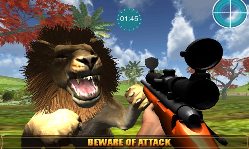 Lion Sniper Hunting 3D截图2