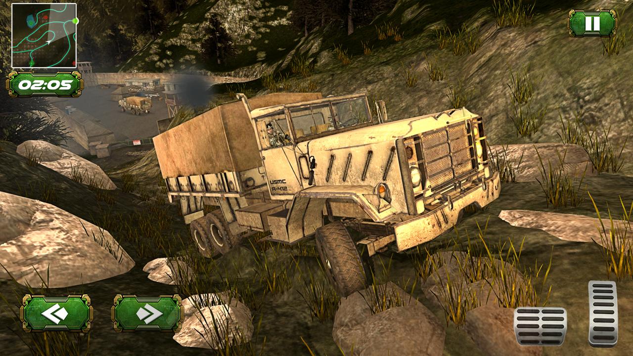Offroad US Army Transporter - Transport Truck Game截图2