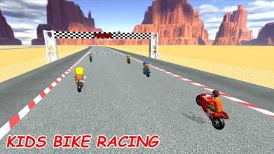 Superhero Tricky Bike Stunt Racing Games Kids Game截图1