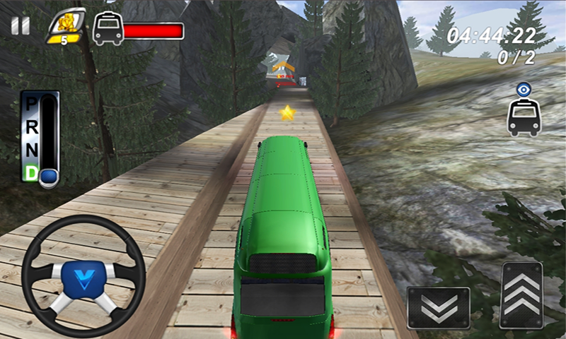 Offroad Tourist Bus Hill Climb截图2