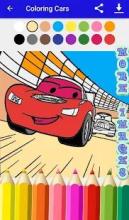 Coloring Cars Mcqueen games截图4