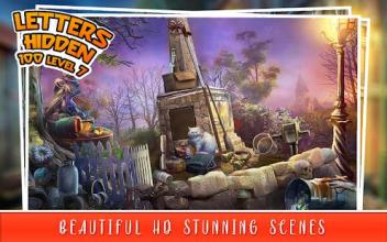 Hidden Letters 100 Level : Hidden Objects Game #7截图2