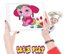 How to Color Paw Patrol and Peppa for fans free截图2