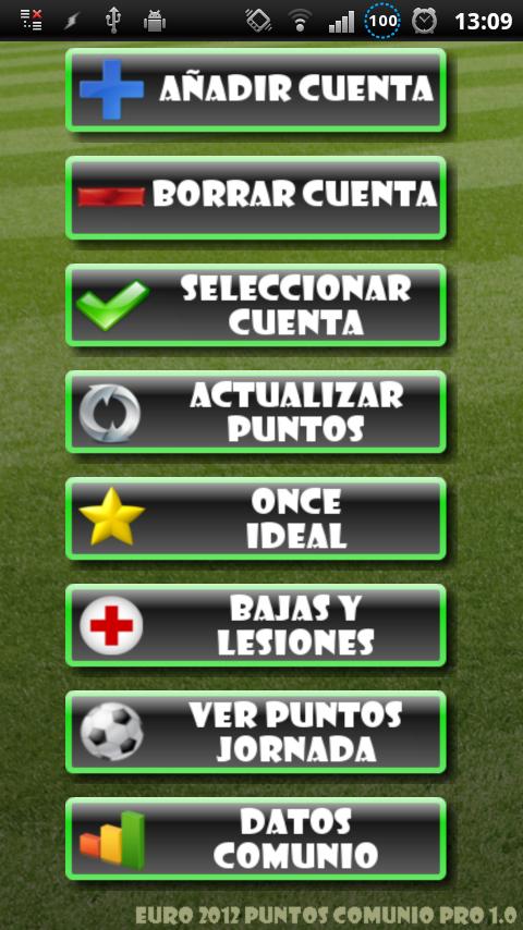 Euro 2012 Puntos Comunio截图1