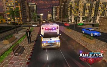 Ambulance Driving Simulator 2018 - Rescue Games截图5