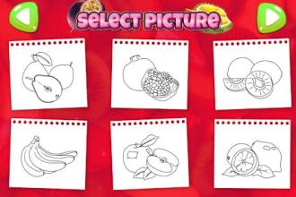 Fruits and Vegetables Coloring Book截图5