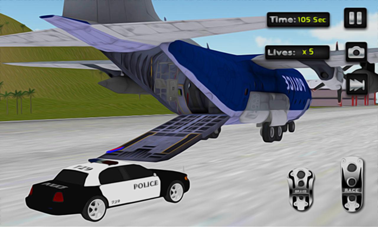 Police Car Airplane Transport截图4