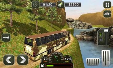 Army Bus Driving 2018 - Military Transporter截图4