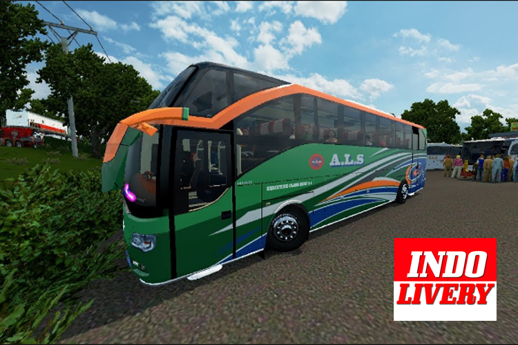 Livery BUSSID ALS Indonesia截图2