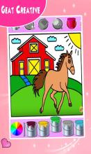 Horse Coloring Game截图4