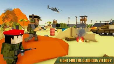 Blocky Army Base: Modern War Strike截图5