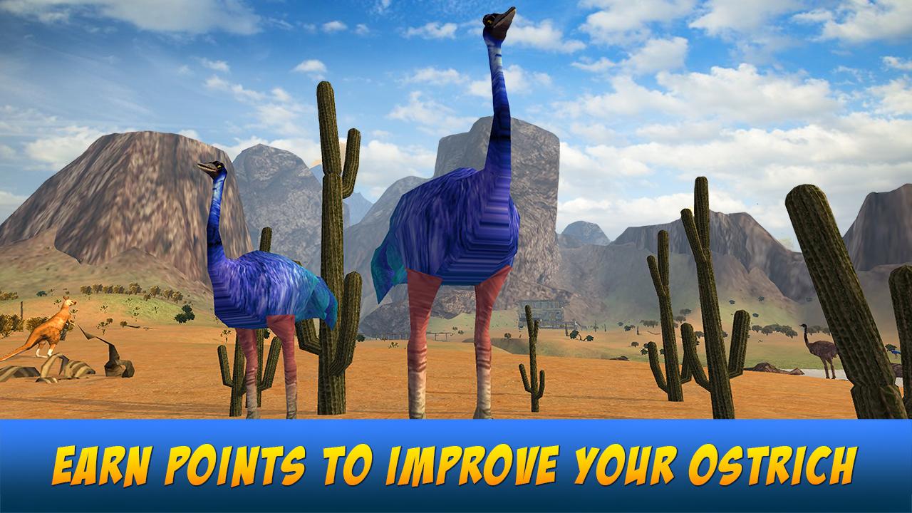 Ostrich Bird Simulator 3D截图5