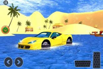 Water Car Race Impossible Stunt Racing截图1