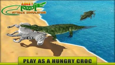 Angry Crocodile Attack Sim 3D截图5