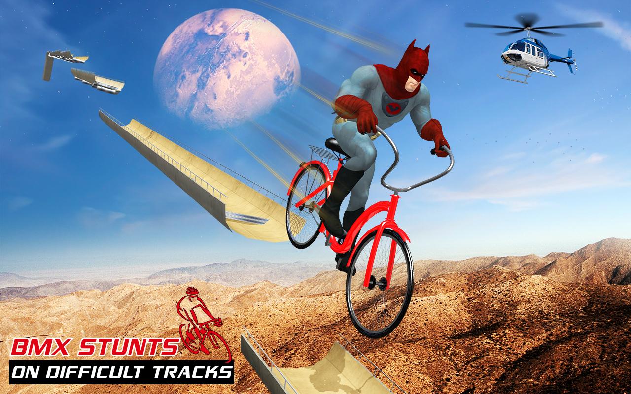 BMX Bicycle Race Impossible BMX Stunts Racer截图2