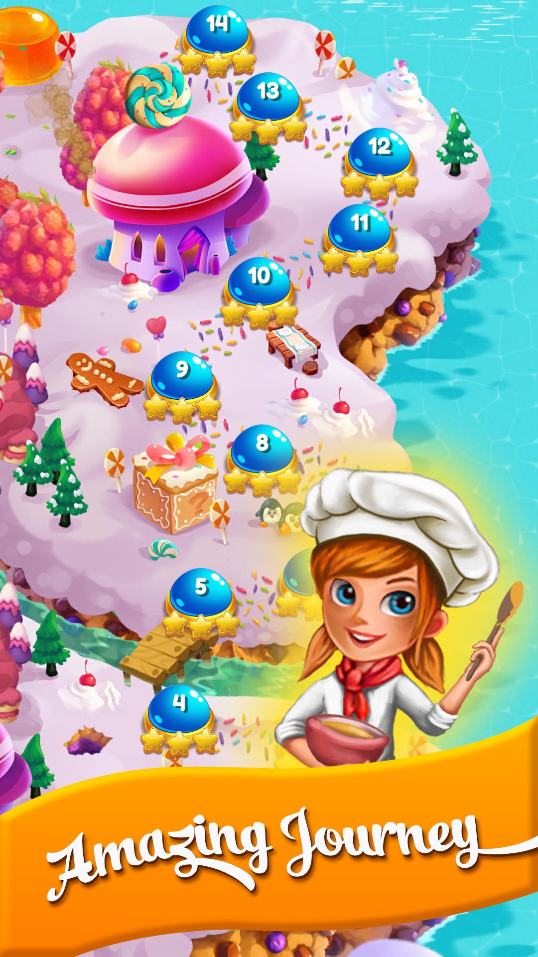 Cookie Pastry Blast: Match & Crush截图4