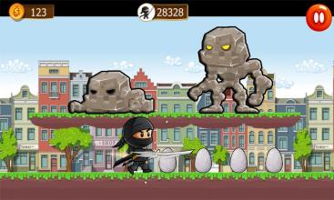 Talking Super Ninja Run Gold截图3