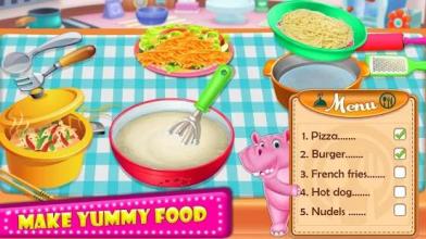 Little HIPPO Chef - Restaurant Cooking Game FREE截图3