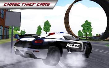 Police Car 3D : City Crime Chase Driving Simulator截图3