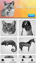 Animal Low Poly Puzzle: Paint By Numbers截图5