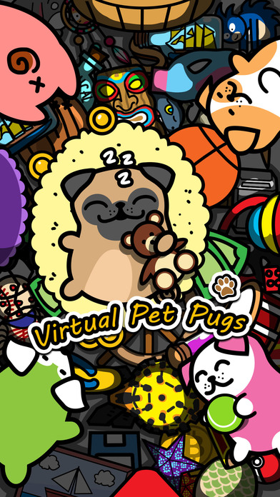 Virtual Pet Pug -Dog Collector截图1