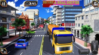 Fuel Tanker Transport Driver截图2