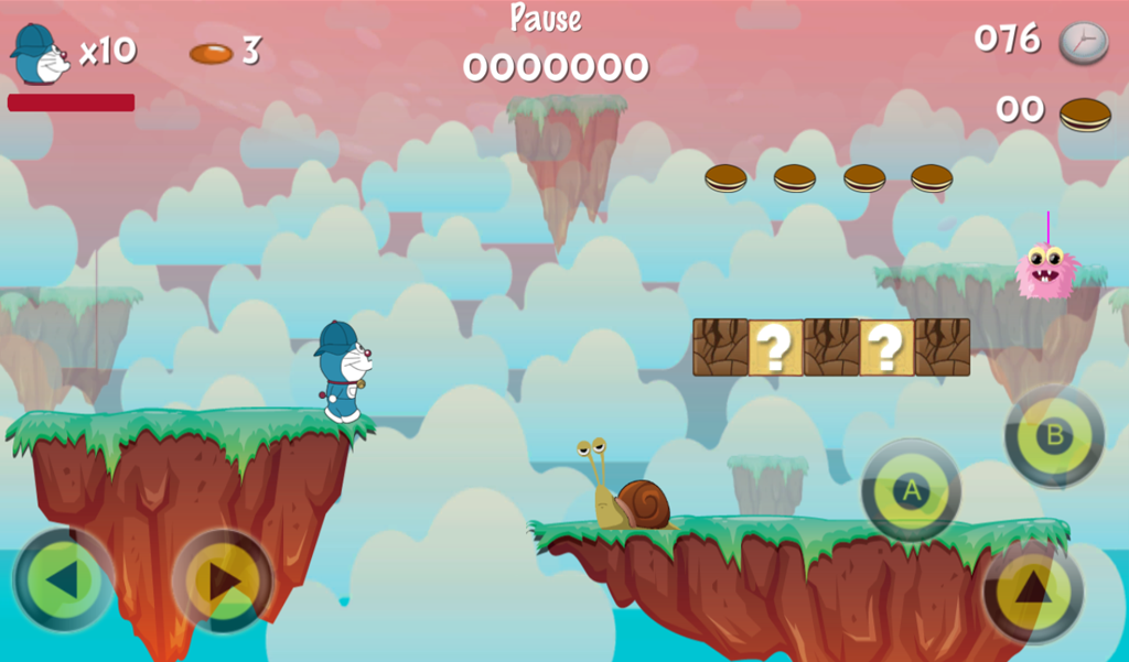 Super Jungle Doraemon Adventures Game截图4