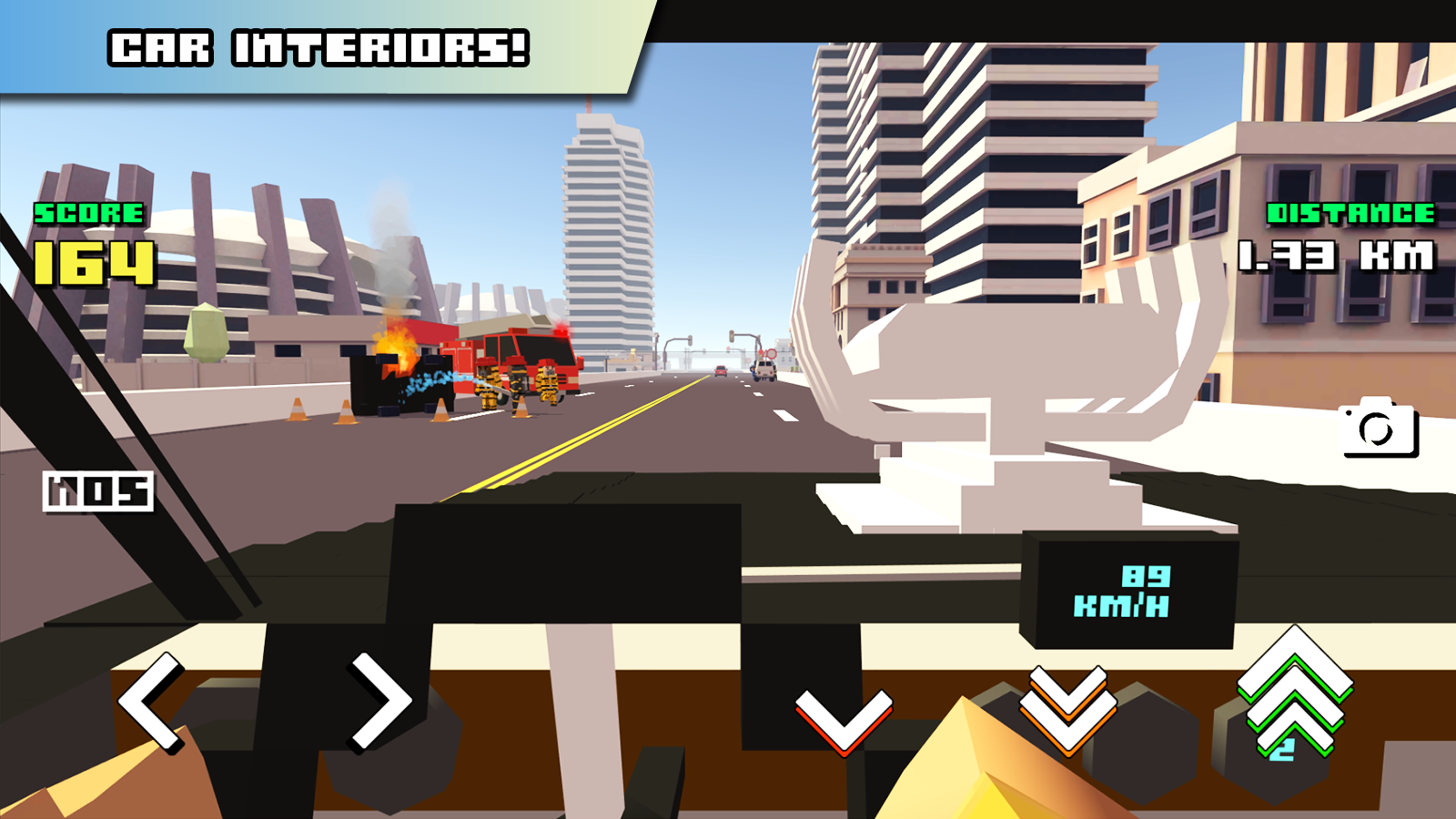 Blocky Car Racer截图3