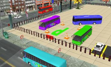 HD Bus Parking Games截图1