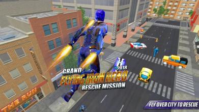 Grand Superhero Flying Iron Rescue截图3