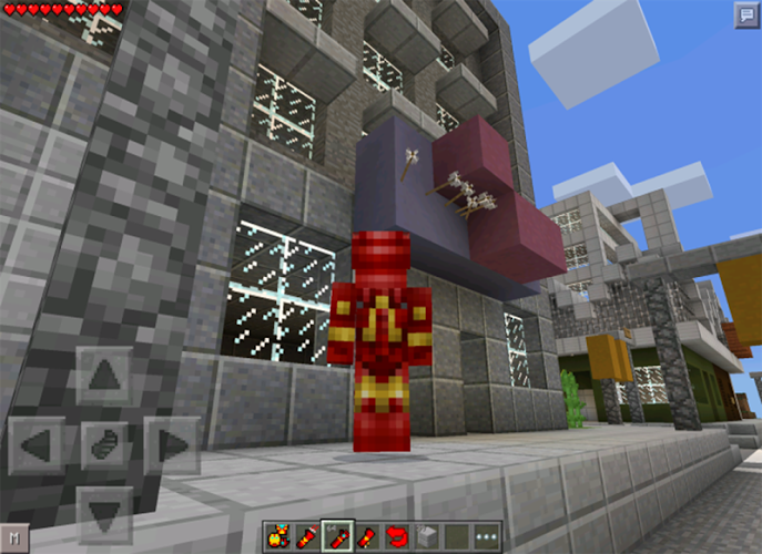 Iron Avenger Man Mod MCPE截图1