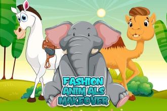 Animals Fashion: Spa and Dress up截图1