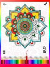 Mandala Color By Number Coloring Book截图5