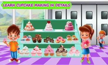 Colorful Cupcake Maker Factory: Bakery Shop Games截图5