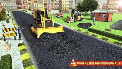 New Highway Builder 3D - Construction Games Free截图1