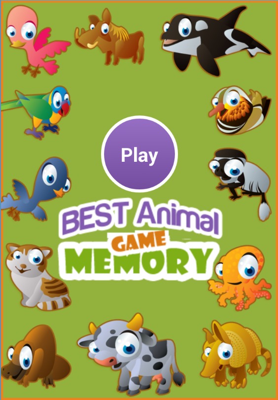 Best Animal Memory Game截图1