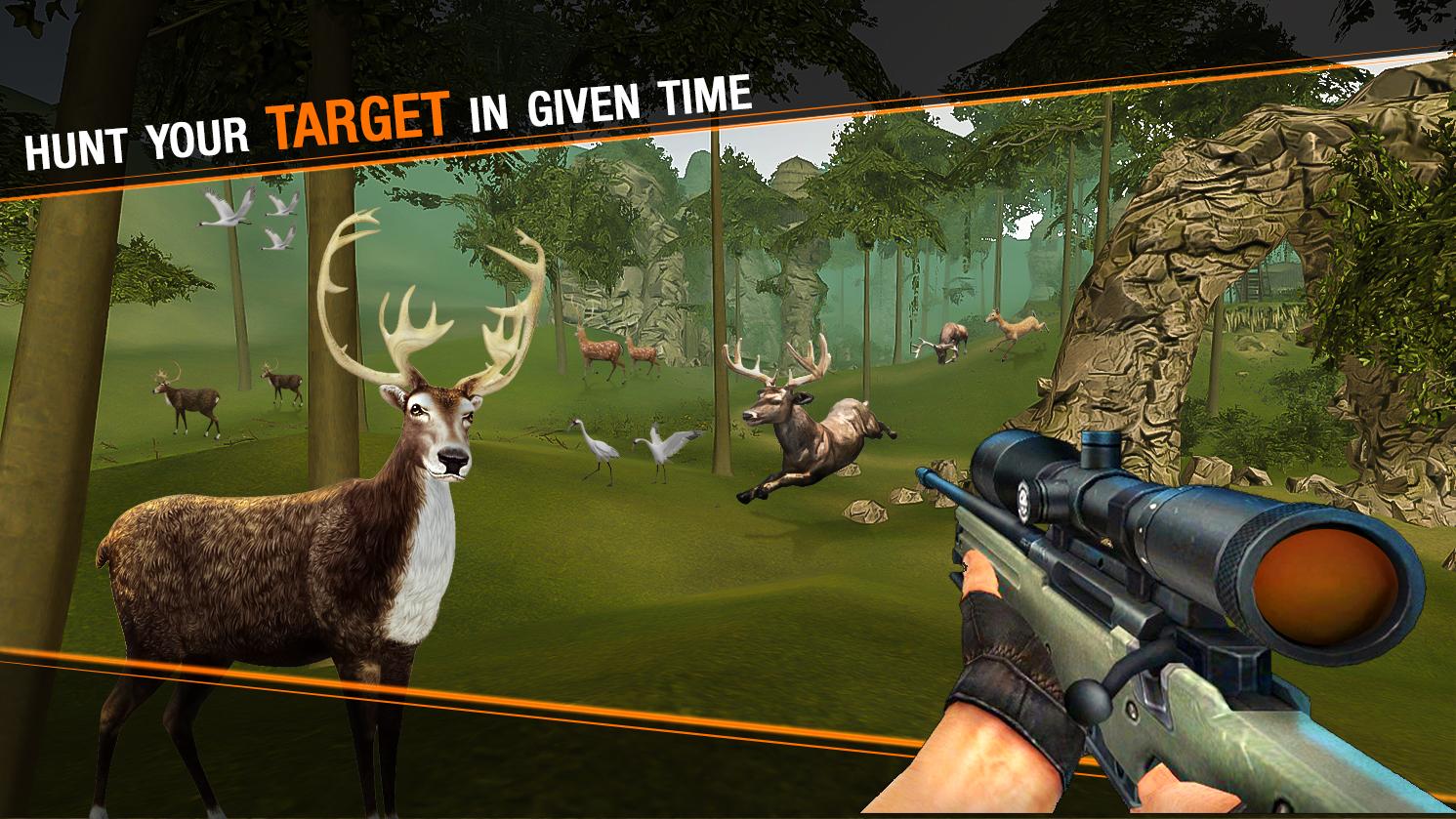 鹿狩猎狙击手 - 动物狩猎截图2